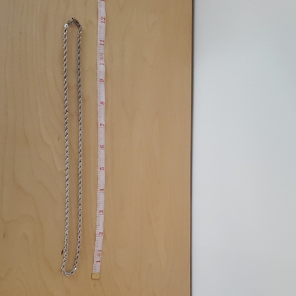 Silver-Tone Rope Chain Necklace - Picture 6 of 6